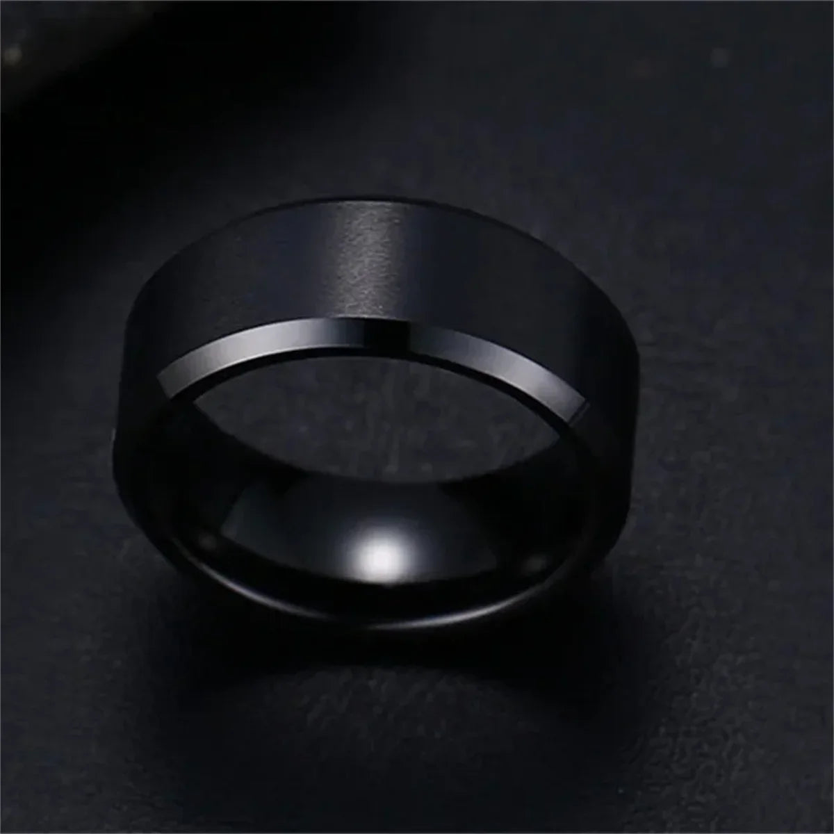 Bague Matte Simple